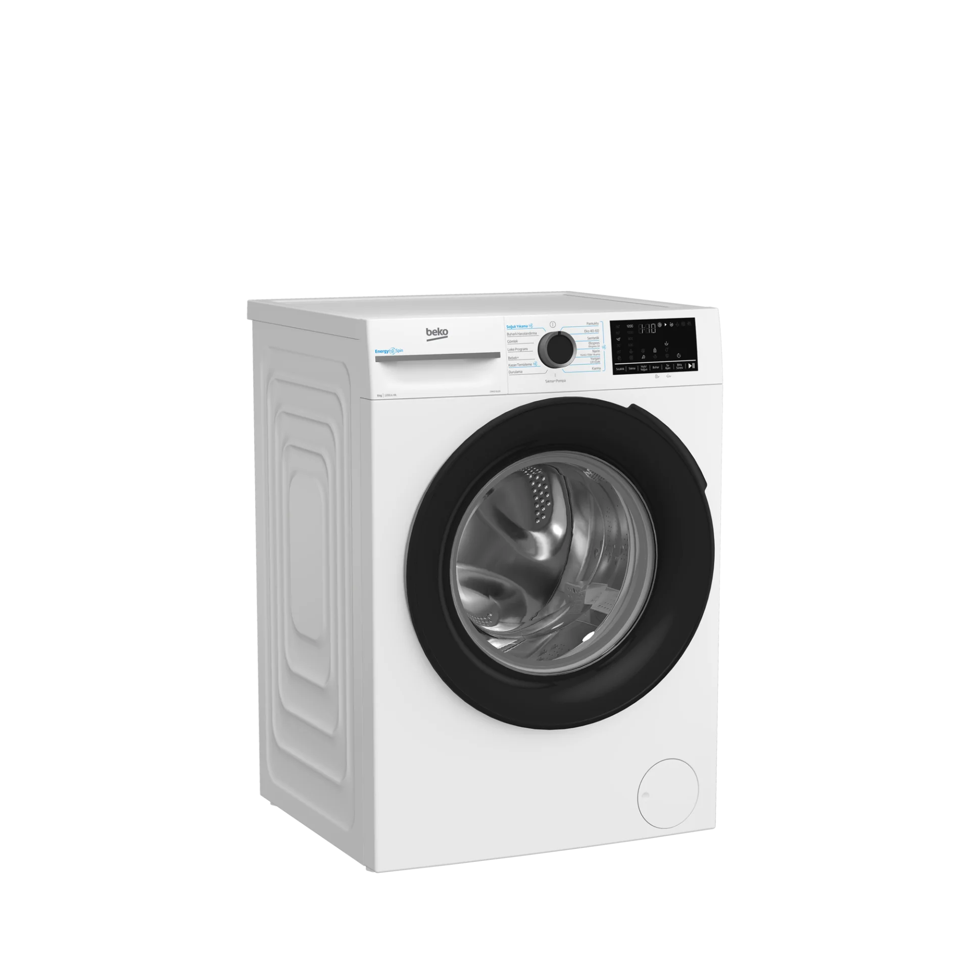 Beko CMXD 9120 9 kg 1200 Devir Buhar Terapili A Enerji Çamaşır Makinesi